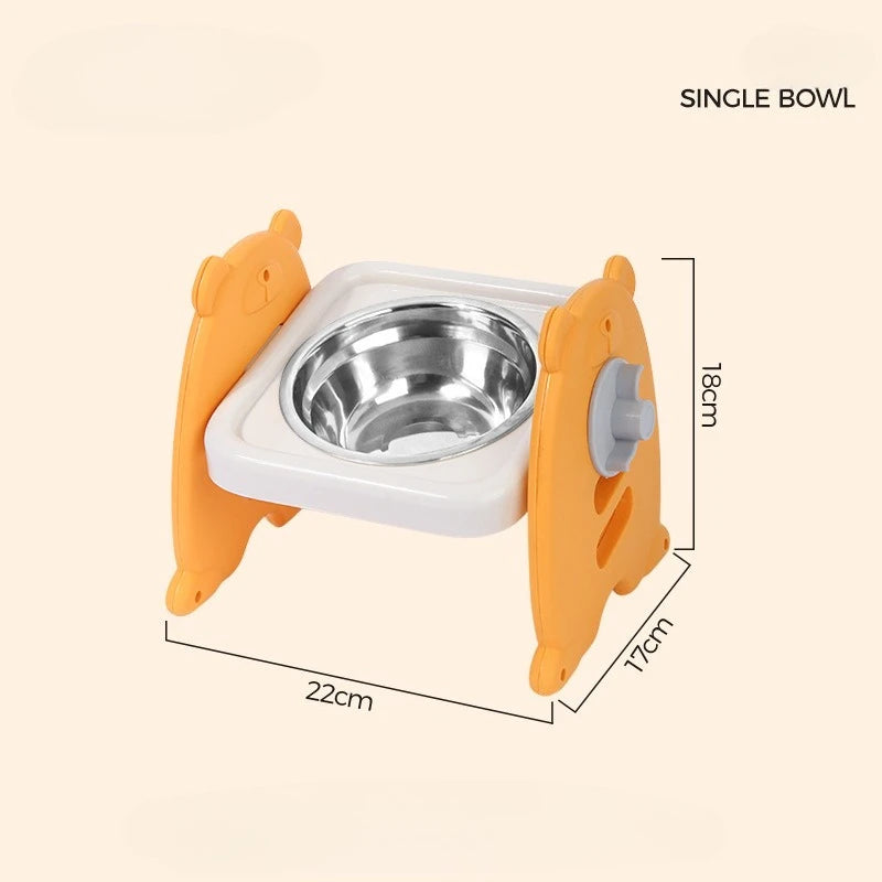 Non-Slip Double Cat Bowl Dog Bowl with Stand Pet Feeding Cat Water Bowl for Cats Food Pet Bowls for Dogs Feeder Product Supplies