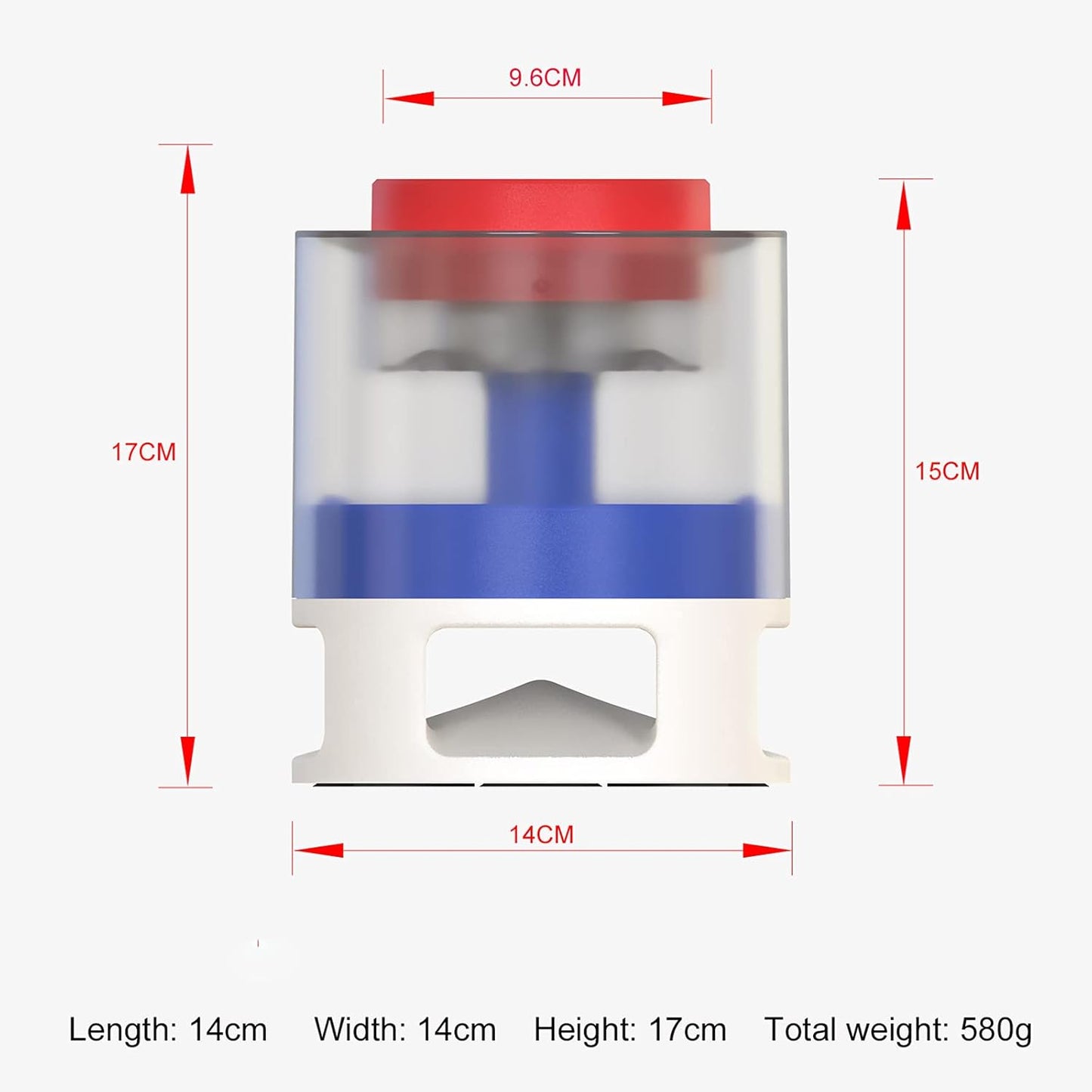 Dog Puzzle Toys,With Button Automatic Cat Feeders as Well as Automatic Food Dispenser for Pet Training,Cat and Dog Slow Feeder for Portion Control and Fast Eaters-Blue