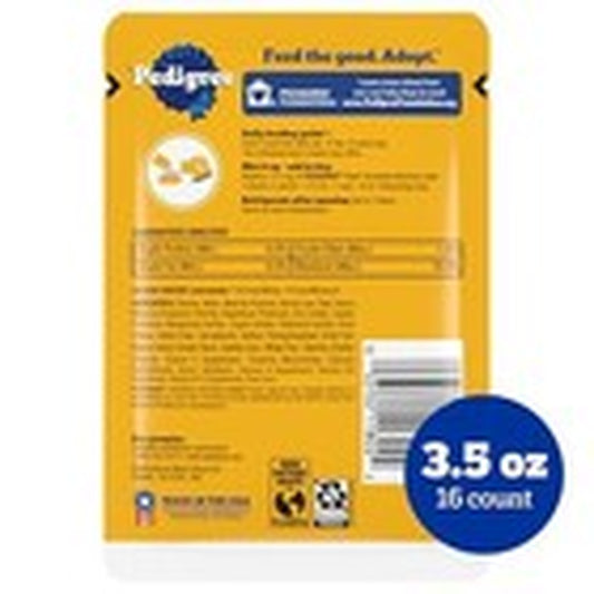 PEDIGREE CHOPPED GROUND DINNER Adult Soft Wet Dog Food, Beef, Bacon & Cheese
