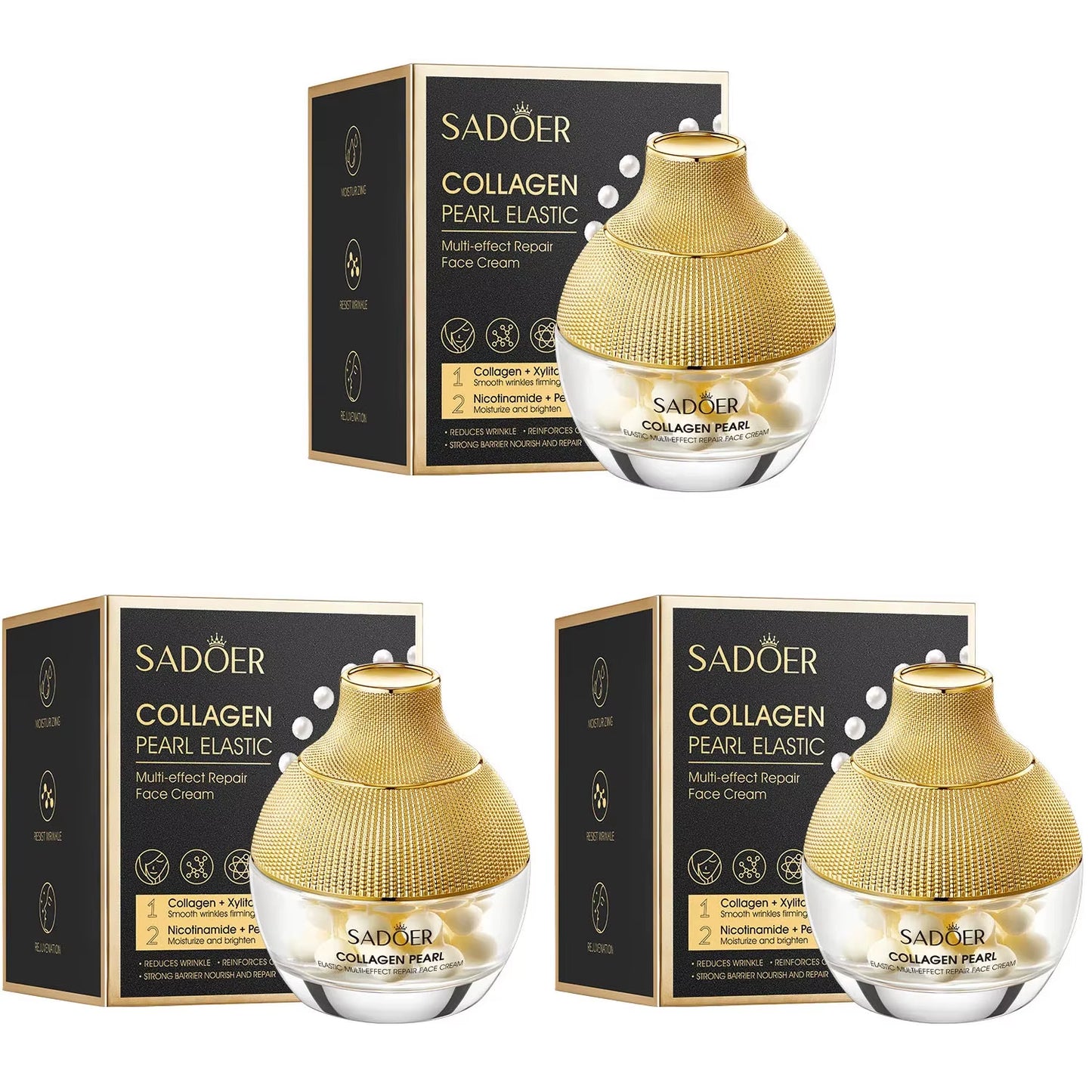 Pearl Cream Collagen Remove Wrinkle Moisturizing Face Cream Nourishing Whitening Skincare Firming Lifting anti Aging Product