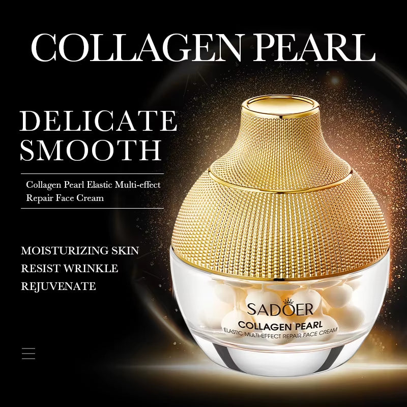 Pearl Cream Collagen Remove Wrinkle Moisturizing Face Cream Nourishing Whitening Skincare Firming Lifting anti Aging Product