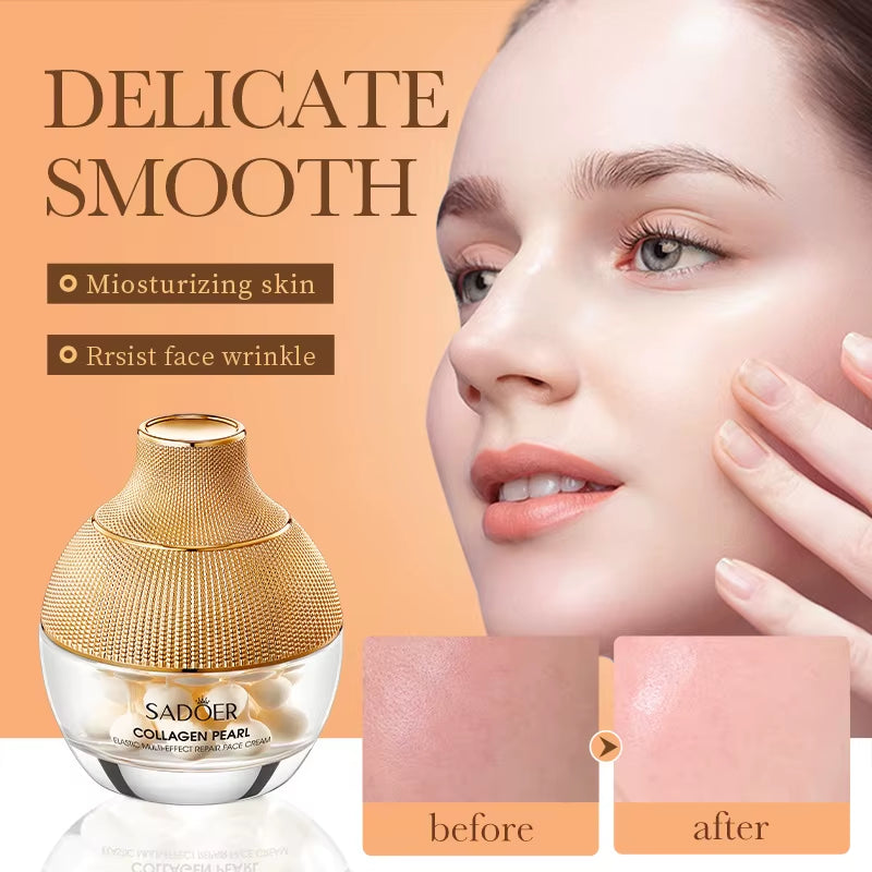 Pearl Cream Collagen Remove Wrinkle Moisturizing Face Cream Nourishing Whitening Skincare Firming Lifting anti Aging Product