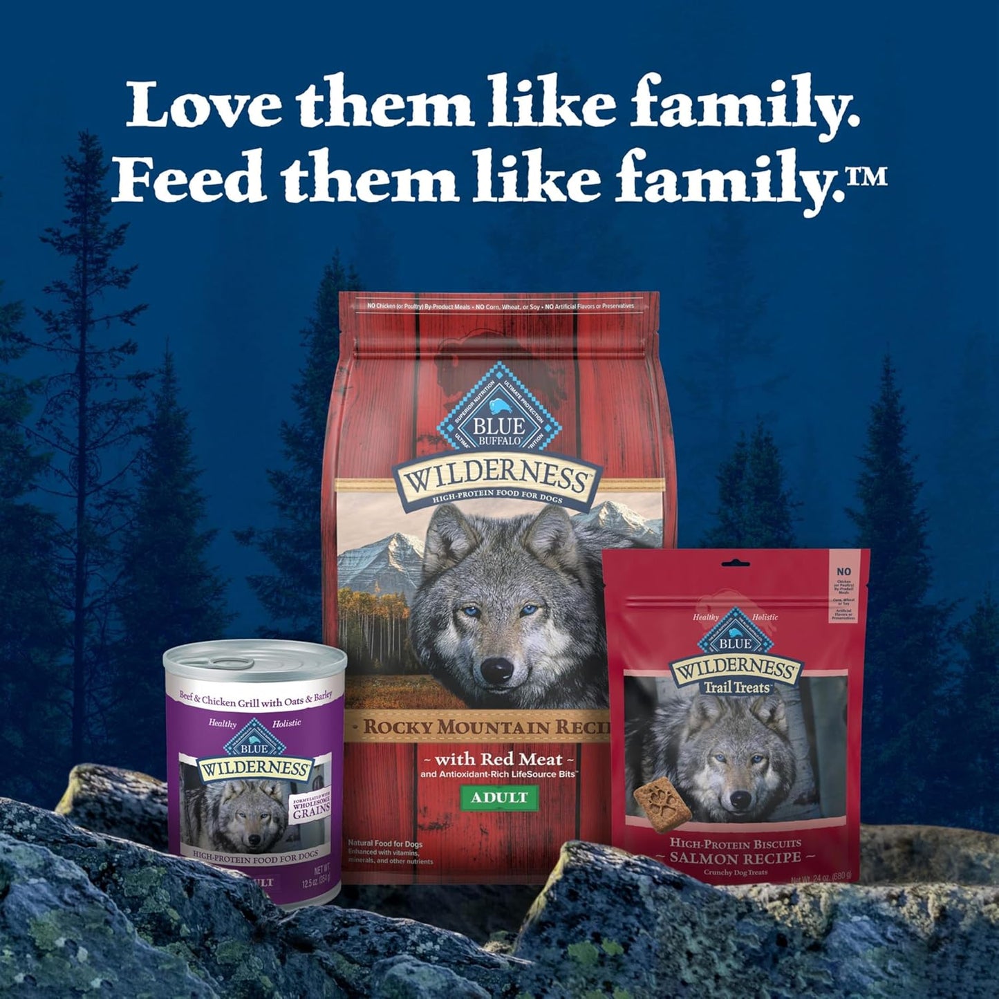 Wilderness Trail Toppers Wild Cuts Wet Dog Food, High-Protein & Grain-Free, Made with Natural Ingredients, Chunky Beef Bites in Hearty Gravy, 3-Oz. Pouches, (24 Count)