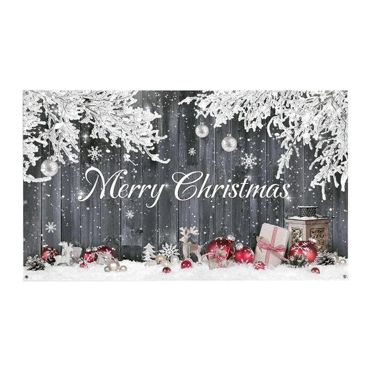 Christmas Garage Door Cover Colorful Snowflakes Christmas Garage Door Decorations Holiday Christmas Background Decorations Winter Year Party