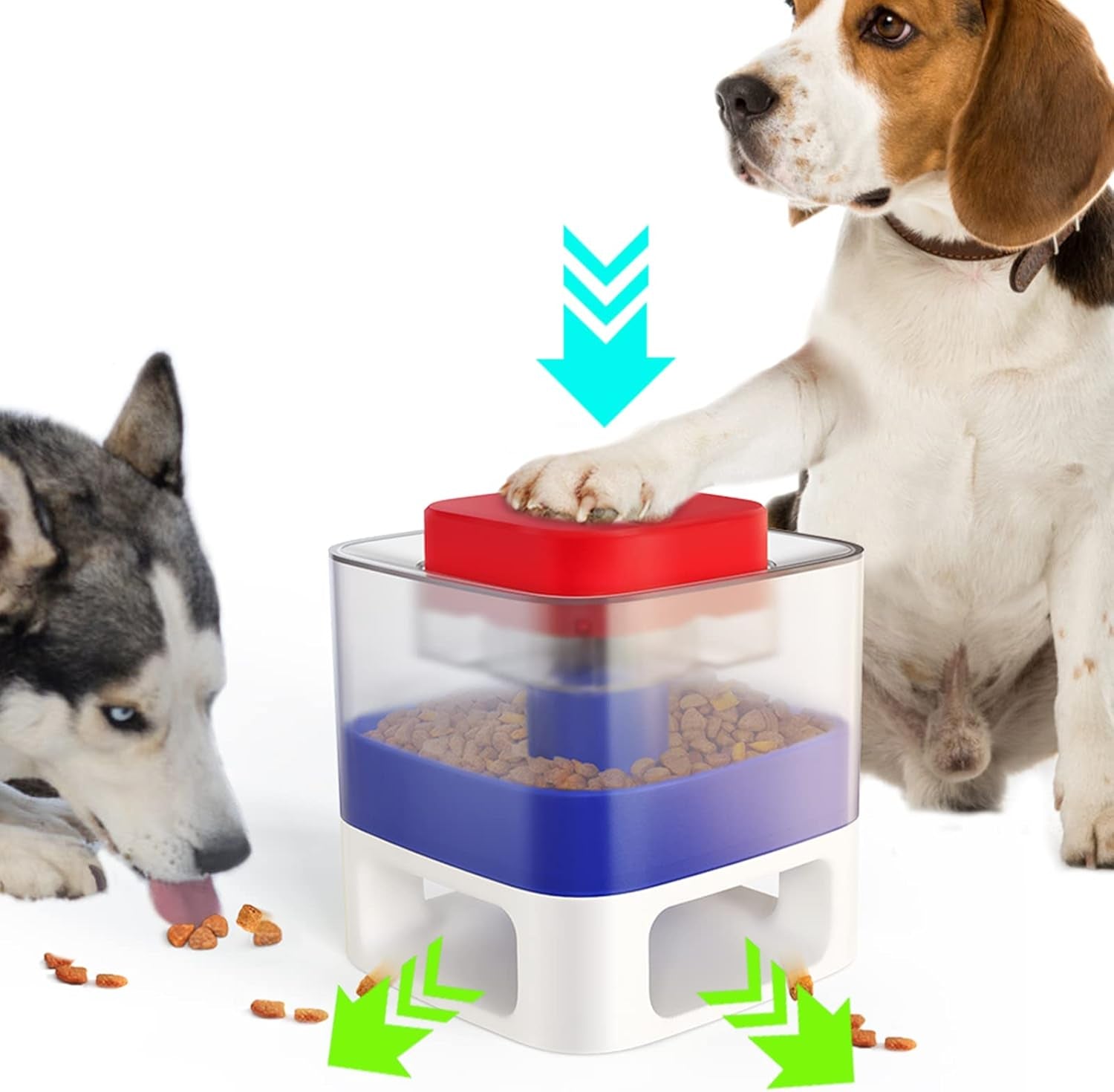 Dog Puzzle Toy Dogs Brain Stimulation Mentally Stimulating Toys Puppy Treat Food Dispenser Level-2 Interactive Game for Small/Medium/Large Training Chewer Birthday Gift