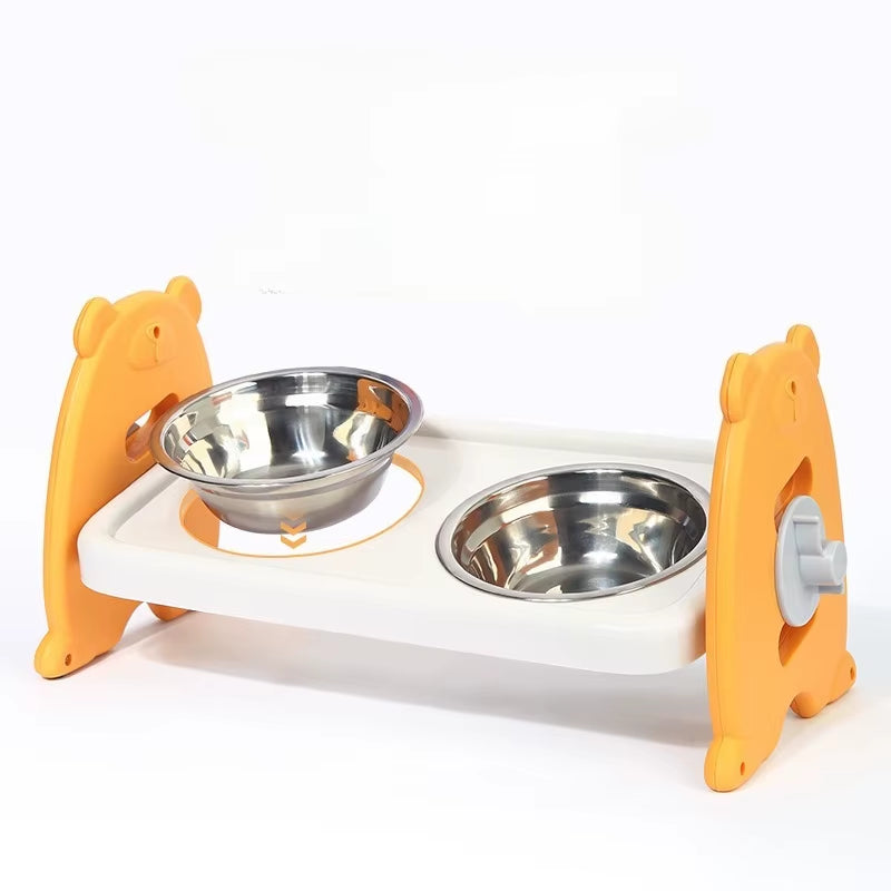 Non-Slip Double Cat Bowl Dog Bowl with Stand Pet Feeding Cat Water Bowl for Cats Food Pet Bowls for Dogs Feeder Product Supplies