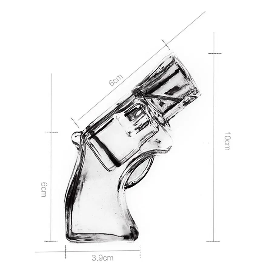 Pistol molding glass