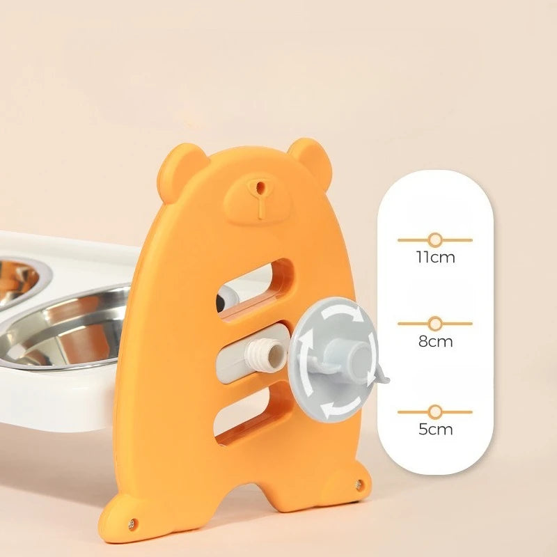 Non-Slip Double Cat Bowl Dog Bowl with Stand Pet Feeding Cat Water Bowl for Cats Food Pet Bowls for Dogs Feeder Product Supplies