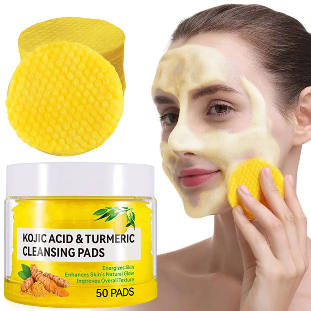 Turmeric Lemon Soap/Cleansing Pad/Face Cream/Serum Turmeric Series Skincare Product Brighten Skin Tone for All Skin Type Nourish