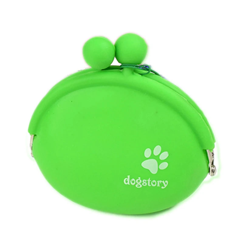 Silicone Pet Dog Train Food Snacks Pockets Bag Walking Dog Training Food Storage Waist Pet Travel Outdoor Product Dog Treat Bag