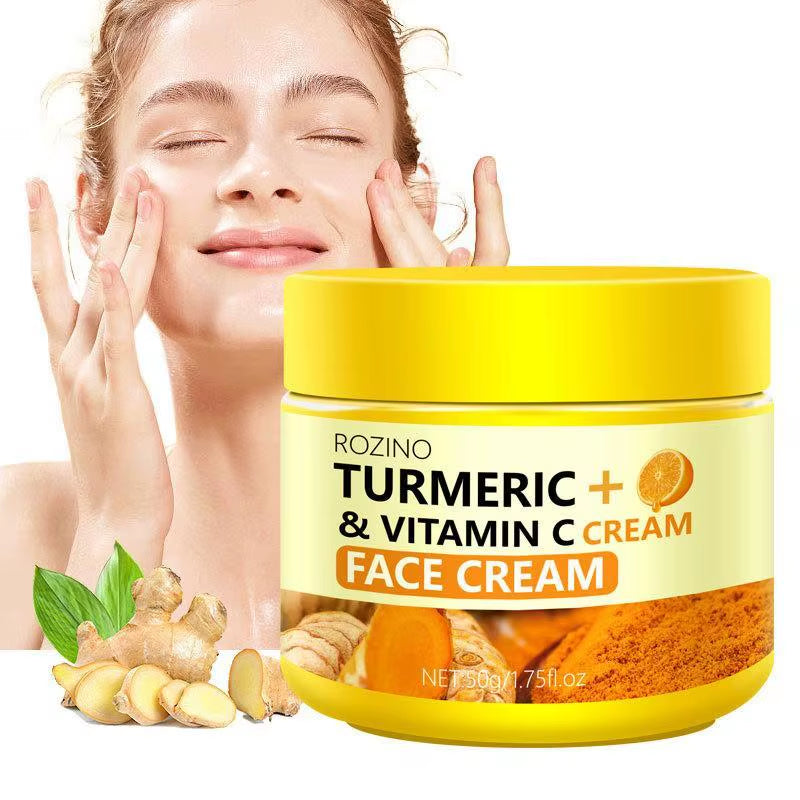 Turmeric Lemon Soap/Cleansing Pad/Face Cream/Serum Turmeric Series Skincare Product Brighten Skin Tone for All Skin Type Nourish